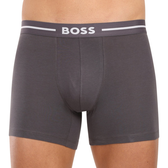 3PACK ανδρικό σορτς μποξεράκι BOSS πολύχρωμο (50508877 965)