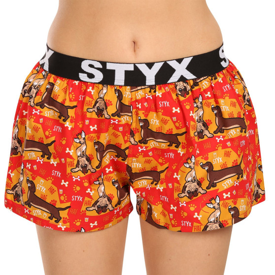 5PACK γυναικείο σορτς Styx art sports λάστιχο πολύχρωμο (5T1182492)