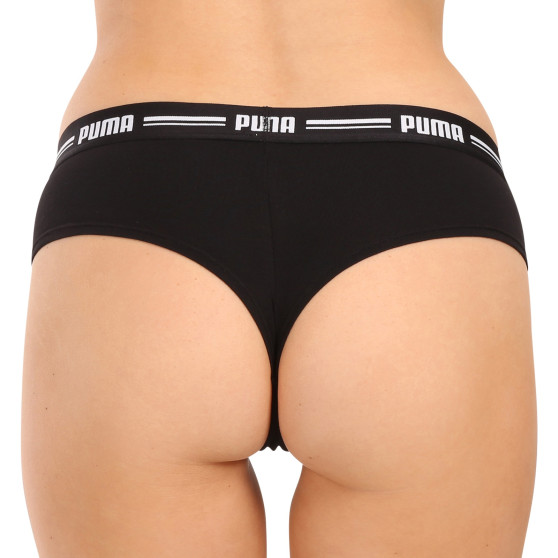 2PACK γυναικεία βραζιλιάνικα εσώρουχα Puma μαύρο (603043001 200)