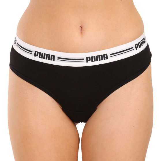 2PACK γυναικεία βραζιλιάνικα εσώρουχα Puma μαύρο (603043001 200)