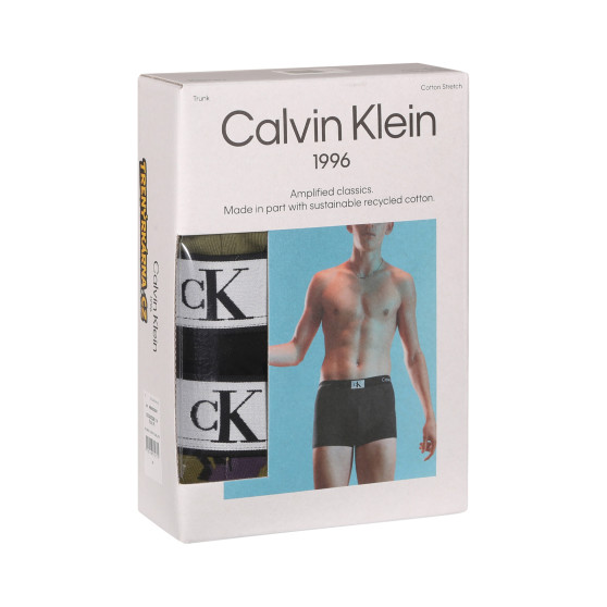 3PACK ανδρικό σορτς μποξεράκι Calvin Klein πολύχρωμο (NB3528E-I14)