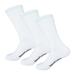 3PACK κάλτσες Benysøn high bamboo white (BENY-1002)