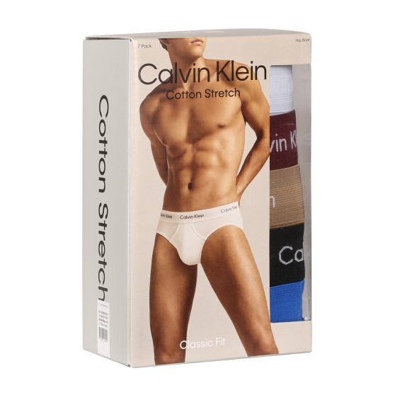 7PACK ανδρικό σλιπ Calvin Klein πολύχρωμο (NB3884A-N6S)