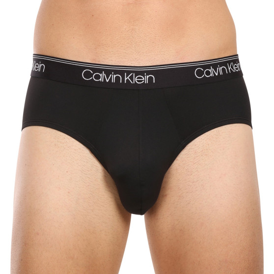 3PACK ανδρικό σλιπ Calvin Klein μαύρο (NB2568A-GF0)