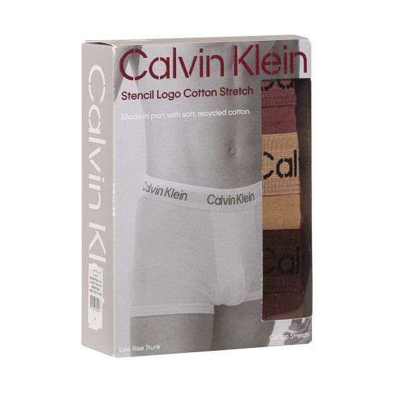 3PACK ανδρικό σορτς μποξεράκι Calvin Klein πολύχρωμο (NB3705A-GN1)