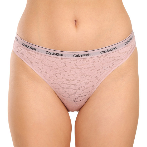 3PACK γυναικείο εσώρουχο Calvin Klein πολύχρωμο (QD5069E-N8I)