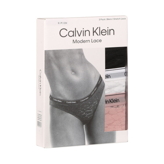 3PACK γυναικείο εσώρουχο Calvin Klein πολύχρωμο (QD5069E-N8I)