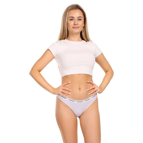 3PACK γυναικείο στρινγκ Calvin Klein πολύχρωμο (QD5209E-NPA)