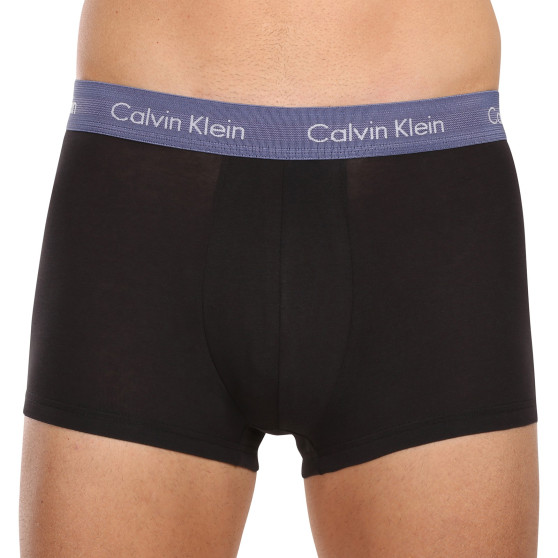 7PACK ανδρικό σορτς μποξεράκι Calvin Klein μαύρο (NB3887A-MEW)