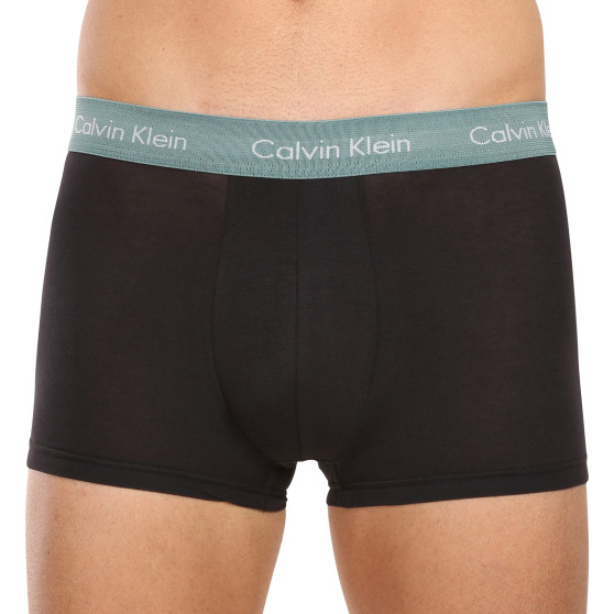 7PACK ανδρικό σορτς μποξεράκι Calvin Klein μαύρο (NB3887A-MEW)