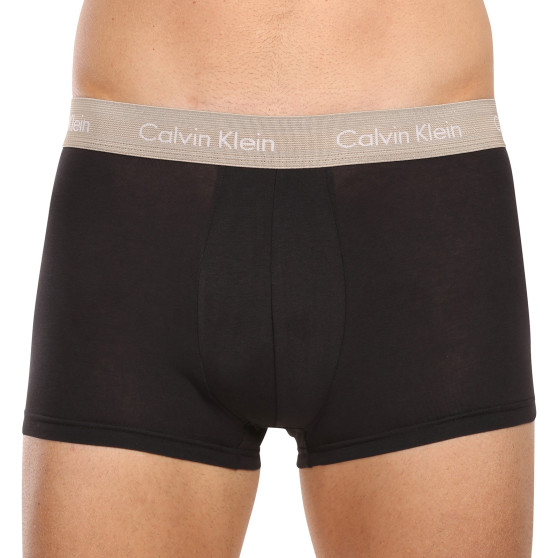 7PACK ανδρικό σορτς μποξεράκι Calvin Klein μαύρο (NB3887A-MEW)