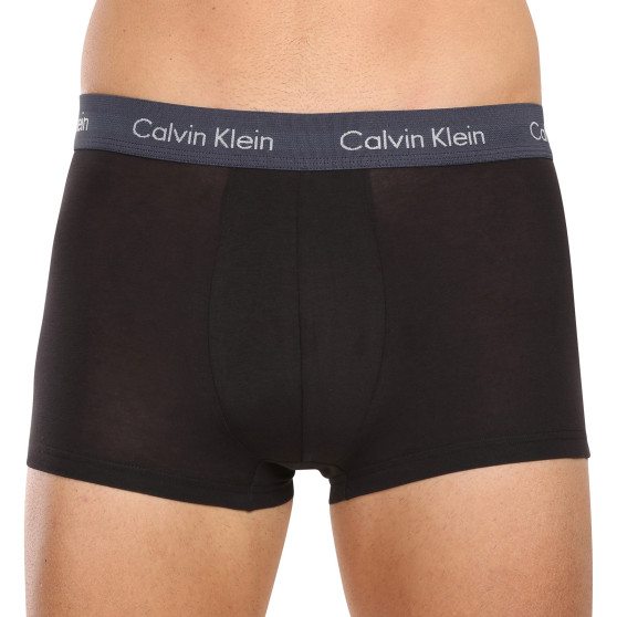 7PACK ανδρικό σορτς μποξεράκι Calvin Klein μαύρο (NB3887A-MEW)