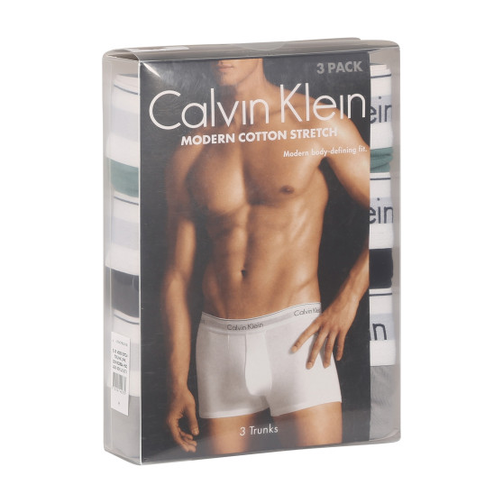 3PACK ανδρικό σορτς μποξεράκι Calvin Klein πολύχρωμο (NB2380A-M8O)