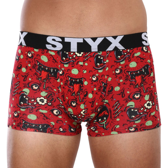 5PACK ανδρικό σορτς μποξεράκι Styx art sports λάστιχο πολύχρωμο (5G1269124)