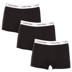 3PACK ανδρικό σορτς μποξεράκι Calvin Klein μαύρο (U2664G-001)