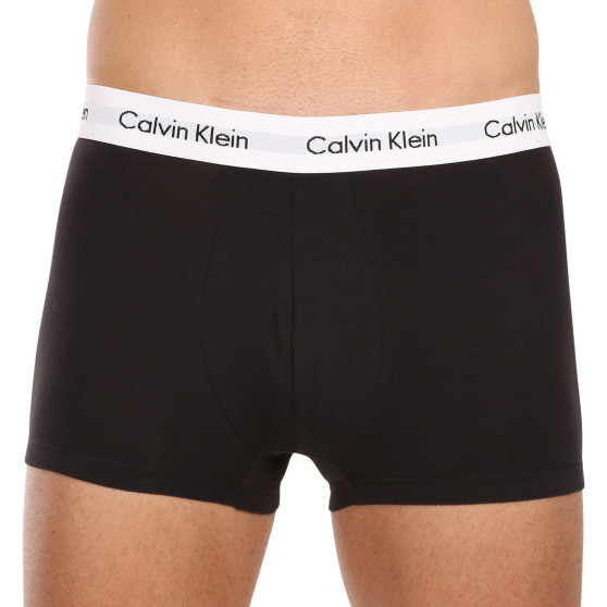 3PACK ανδρικό σορτς μποξεράκι Calvin Klein μαύρο (U2664G-001)