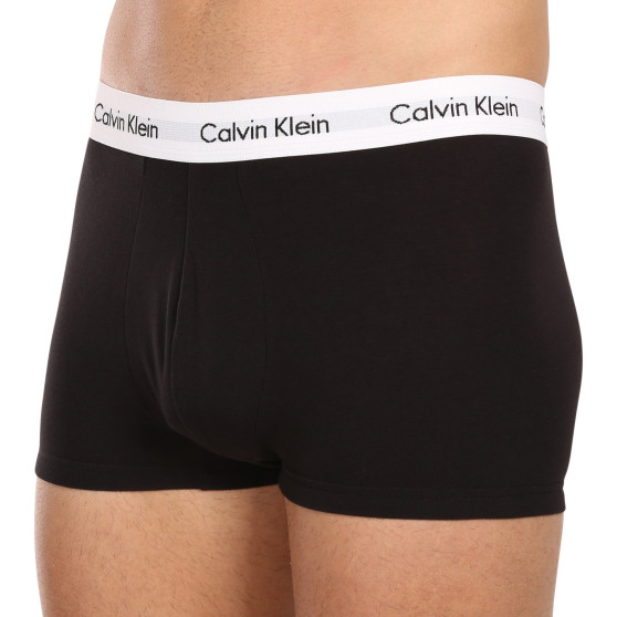 3PACK ανδρικό σορτς μποξεράκι Calvin Klein μαύρο (U2664G-001)