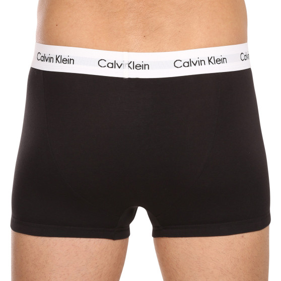 3PACK ανδρικό σορτς μποξεράκι Calvin Klein μαύρο (U2664G-001)