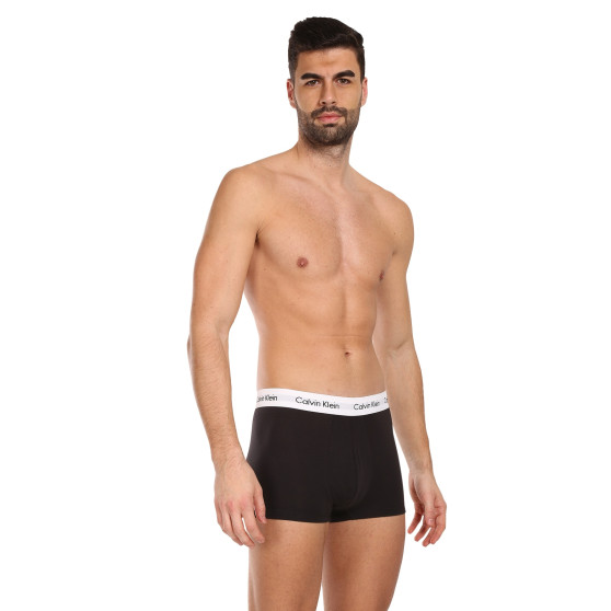 3PACK ανδρικό σορτς μποξεράκι Calvin Klein μαύρο (U2664G-001)