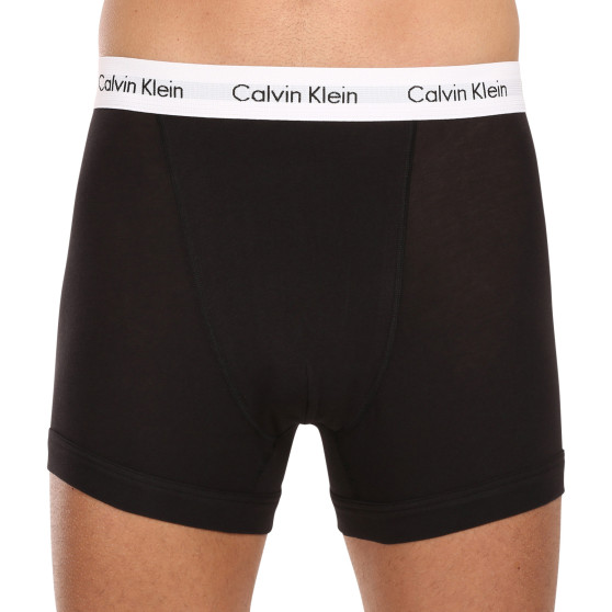 3PACK ανδρικό σορτς μποξεράκι Calvin Klein μαύρο (U2662G-001)