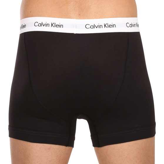 3PACK ανδρικό σορτς μποξεράκι Calvin Klein μαύρο (U2662G-001)