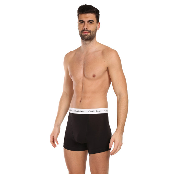 3PACK ανδρικό σορτς μποξεράκι Calvin Klein μαύρο (U2662G-001)