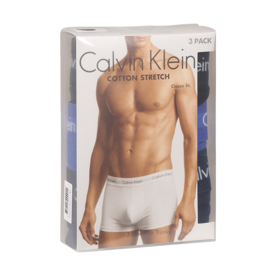 3PACK ανδρικό σορτς μποξεράκι Calvin Klein πολύχρωμο (U2664G-4KU)