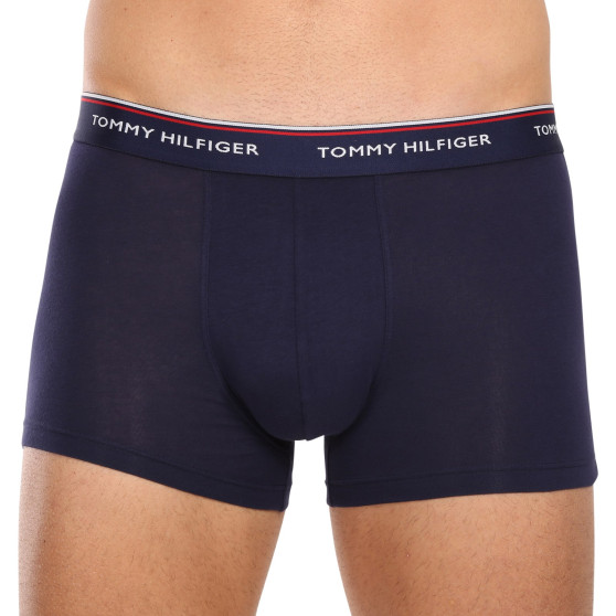 3PACK ανδρικό σορτς μποξεράκι Tommy Hilfiger σκούρο μπλε (1U87903842 409)