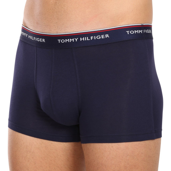 3PACK ανδρικό σορτς μποξεράκι Tommy Hilfiger σκούρο μπλε (1U87903842 409)