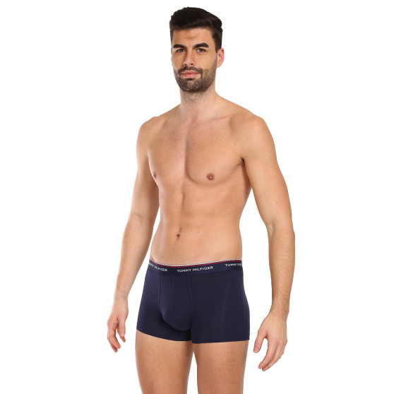 3PACK ανδρικό σορτς μποξεράκι Tommy Hilfiger σκούρο μπλε (1U87903842 409)