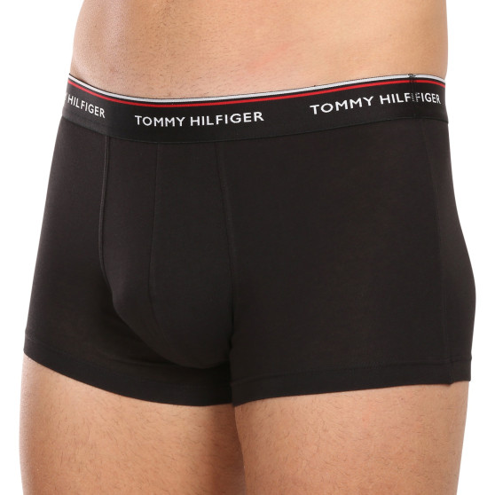 3PACK ανδρικό σορτς μποξεράκι Tommy Hilfiger μαύρο (1U87903841 990)