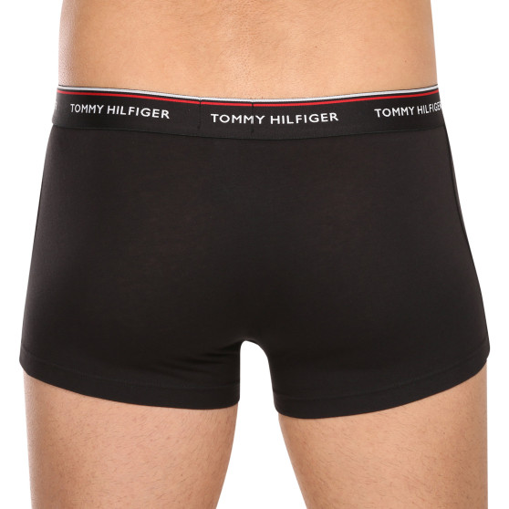 3PACK ανδρικό σορτς μποξεράκι Tommy Hilfiger μαύρο (1U87903841 990)