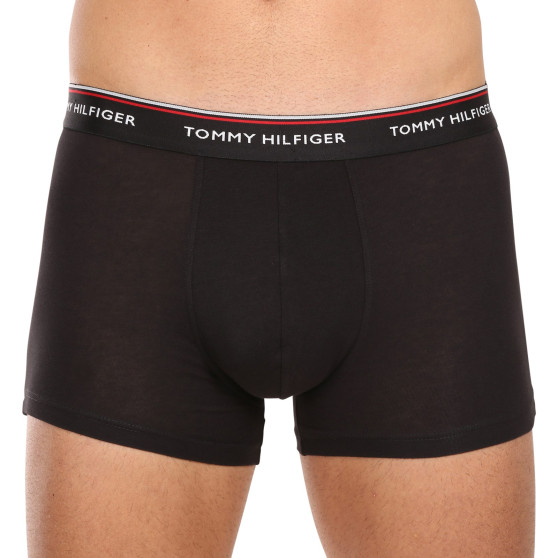 3PACK ανδρικό σορτς μποξεράκι Tommy Hilfiger μαύρο (1U87903842 990)