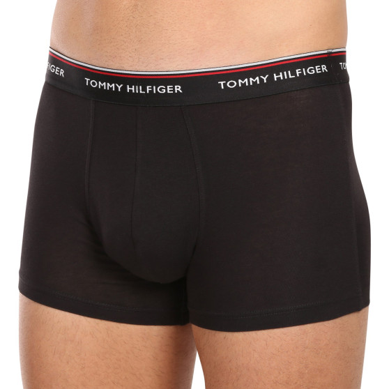 3PACK ανδρικό σορτς μποξεράκι Tommy Hilfiger μαύρο (1U87903842 990)