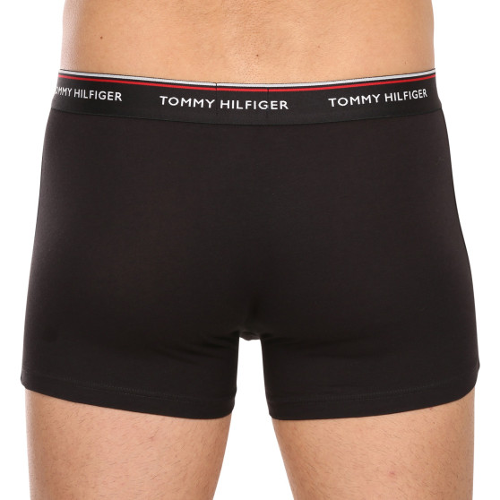 3PACK ανδρικό σορτς μποξεράκι Tommy Hilfiger μαύρο (1U87903842 990)