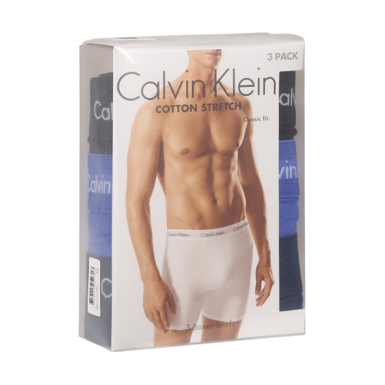 3PACK ανδρικό σορτς μποξεράκι Calvin Klein πολύχρωμο (NB1770A-4KU)