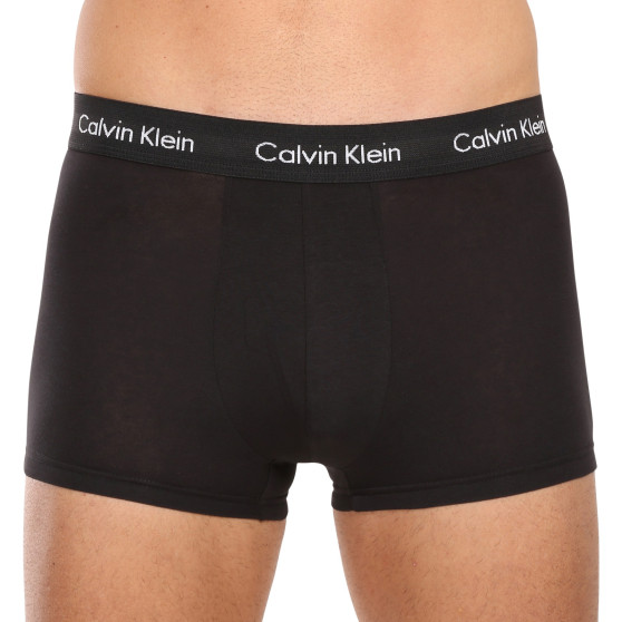 3PACK ανδρικό σορτς μποξεράκι Calvin Klein μαύρο (U2664G-XWB)