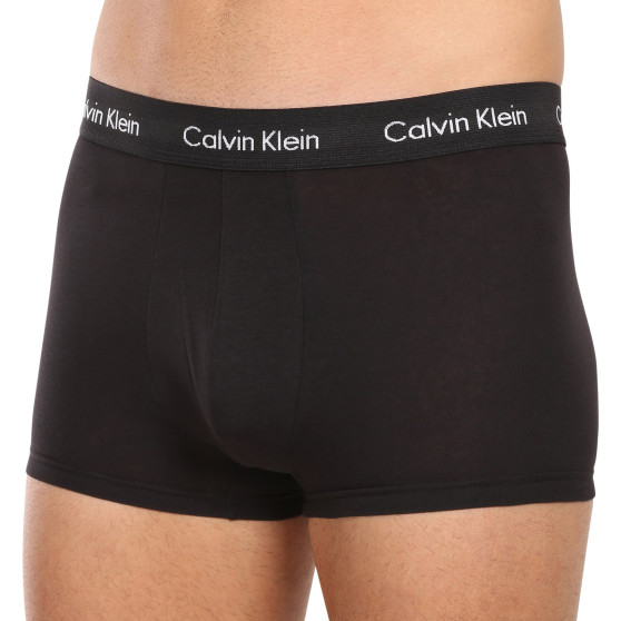 3PACK ανδρικό σορτς μποξεράκι Calvin Klein μαύρο (U2664G-XWB)