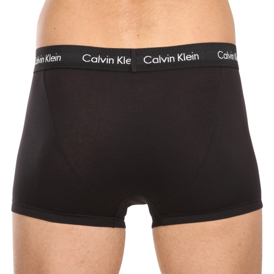 3PACK ανδρικό σορτς μποξεράκι Calvin Klein μαύρο (U2664G-XWB)