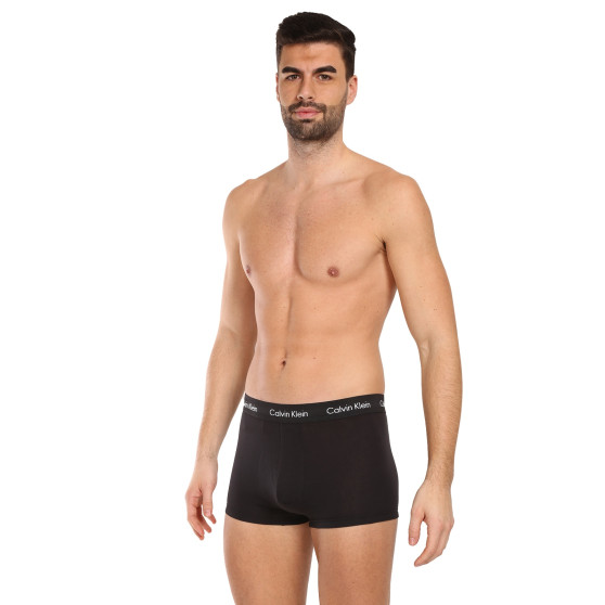 3PACK ανδρικό σορτς μποξεράκι Calvin Klein μαύρο (U2664G-XWB)