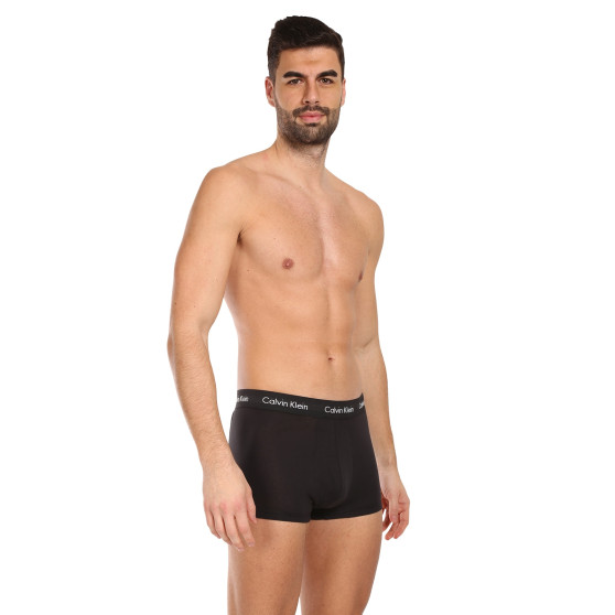 3PACK ανδρικό σορτς μποξεράκι Calvin Klein μαύρο (U2664G-XWB)