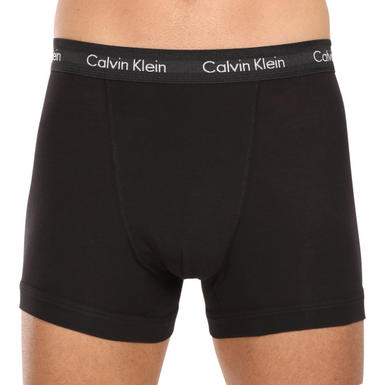 3PACK ανδρικό σορτς μποξεράκι Calvin Klein μαύρο (U2662G-XWB)