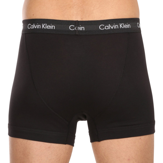 3PACK ανδρικό σορτς μποξεράκι Calvin Klein μαύρο (U2662G-XWB)