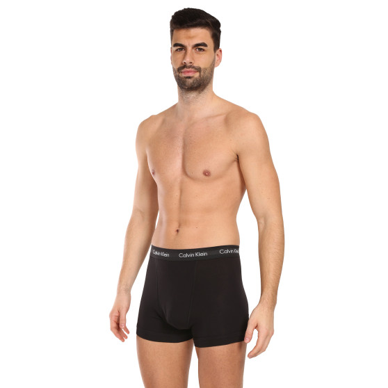 3PACK ανδρικό σορτς μποξεράκι Calvin Klein μαύρο (U2662G-XWB)