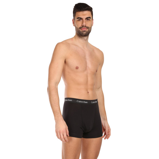 3PACK ανδρικό σορτς μποξεράκι Calvin Klein μαύρο (U2662G-XWB)