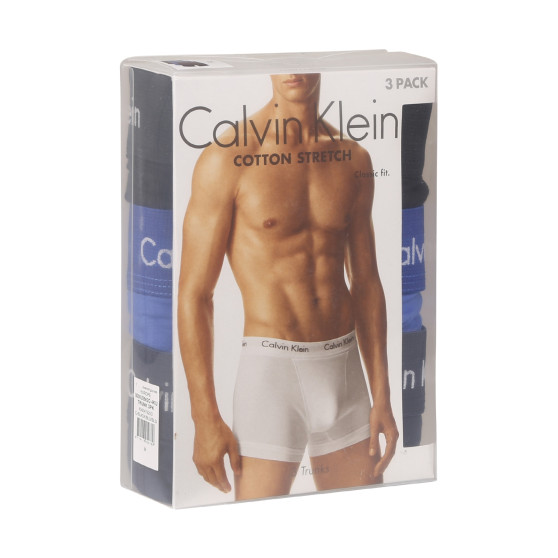 3PACK ανδρικό σορτς μποξεράκι Calvin Klein πολύχρωμο (U2662G-4KU)