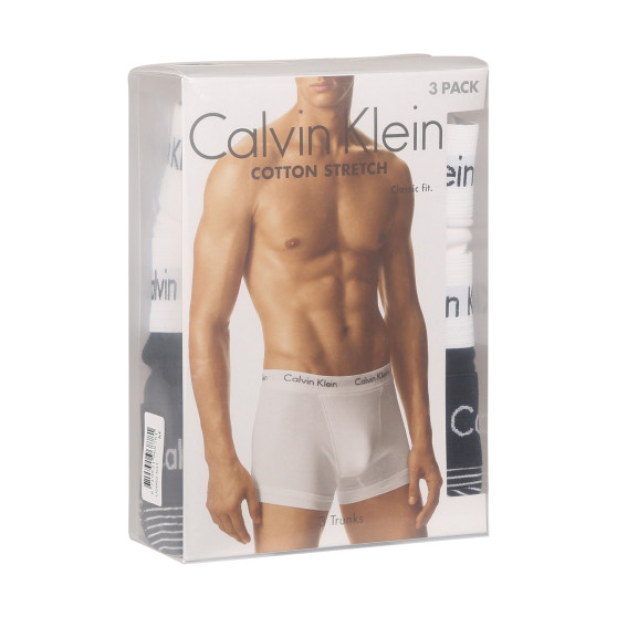 3PACK ανδρικό σορτς μποξεράκι Calvin Klein πολύχρωμο (U2662G-IOT)