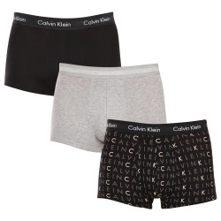 3PACK ανδρικό σορτς μποξεράκι Calvin Klein πολύχρωμο (U2664G-YKS)