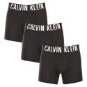 3PACK ανδρικό σορτς μποξεράκι Calvin Klein μαύρο (NB3609A-UB1)