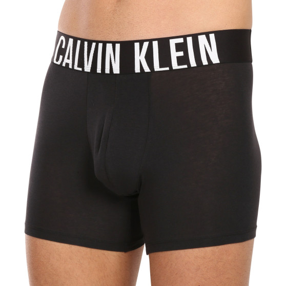 3PACK ανδρικό σορτς μποξεράκι Calvin Klein μαύρο (NB3609A-UB1)